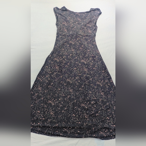 Free People Black and Pink Polka Dot Slip Dress - Picture 3 of 6